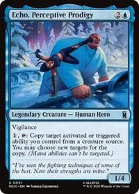 Echo, Perceptive Prodigy - Marvel Super Heroes - Magic: The Gathering card