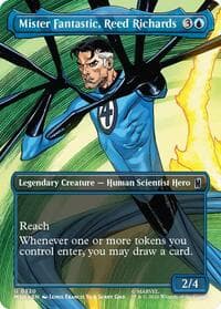 Mister Fantastic, Reed Richards (Borderless) - Marvel Super Heroes - Magic: The Gathering card