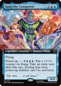 Kang the Conqueror (Extended Art) - Marvel Super Heroes - Magic: The Gathering card
