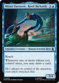 Mister Fantastic, Reed Richards (Surge Foil) - Marvel Super Heroes - Magic: The Gathering card