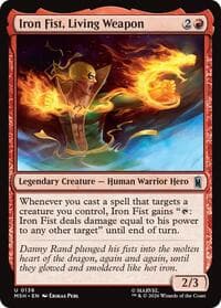 Iron Fist, Living Weapon - Marvel Super Heroes - Magic: The Gathering card