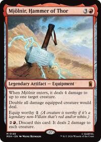 Mjolnir, Hammer of Thor - Marvel Super Heroes - Magic: The Gathering card