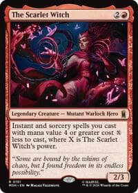 The Scarlet Witch - Marvel Super Heroes - Magic: The Gathering card
