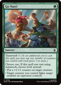 Go Nuts! - Marvel Super Heroes - Magic: The Gathering card