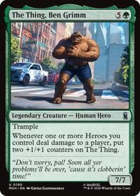 The Thing, Ben Grimm - Marvel Super Heroes - Magic: The Gathering card