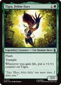 Tigra, Feline Fury - Marvel Super Heroes - Magic: The Gathering card