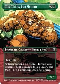 The Thing, Ben Grimm (Borderless) - Marvel Super Heroes - Magic: The Gathering card