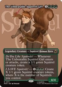 The Unbeatable Squirrel Girl (Borderless) - Marvel Super Heroes - Magic: The Gathering card