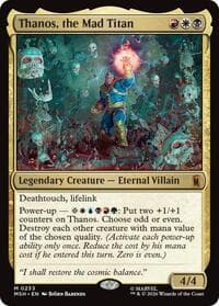 Thanos, the Mad Titan - Marvel Super Heroes - Magic: The Gathering card