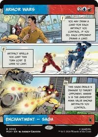 Armor Wars (Borderless) - Marvel Super Heroes - Magic: The Gathering card