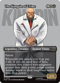 The Kingpin of Crime (Borderless) (0374) - Marvel Super Heroes - Magic: The Gathering card