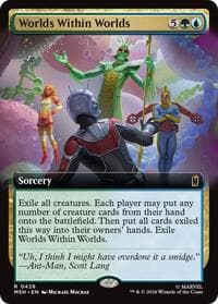 Worlds Within Worlds (Extended Art) - Marvel Super Heroes - Magic: The Gathering card
