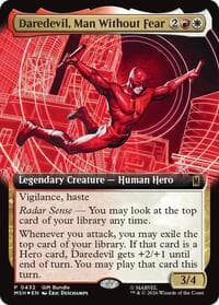 Daredevil, Man Without Fear (Extended Art) - Unique and Miscellaneous Promos - Magic: The Gathering card