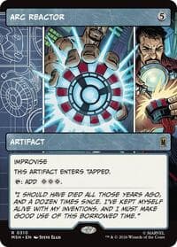 Arc Reactor (Borderless) - Marvel Super Heroes - Magic: The Gathering card