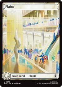 Plains (0278) - Marvel Super Heroes - Magic: The Gathering card