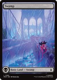 Swamp (0282) - Marvel Super Heroes - Magic: The Gathering card