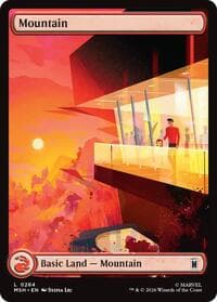 Mountain (0284) - Marvel Super Heroes - Magic: The Gathering card