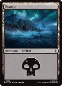 Swamp (0292) - Marvel Super Heroes - Magic: The Gathering card