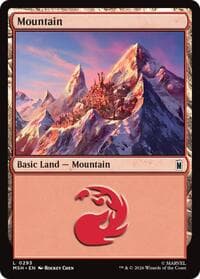 Mountain (0293) - Marvel Super Heroes - Magic: The Gathering card