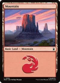 Mountain (0294) - Marvel Super Heroes - Magic: The Gathering card