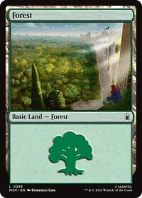 Forest (0295) - Marvel Super Heroes - Magic: The Gathering card