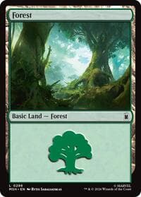 Forest (0296) - Marvel Super Heroes - Magic: The Gathering card
