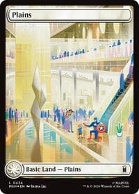 Plains (0434) (Surge Foil) - Marvel Super Heroes - Magic: The Gathering card