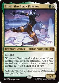 Shuri, the Black Panther - Commander: Marvel Super Heroes - Magic: The Gathering card