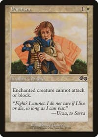 Pacifism - Urza's Saga - Magic: The Gathering card