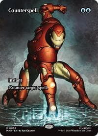 Counterspell (Borderless) (0052) - Marvel Universe Eternal-Legal - Magic: The Gathering card