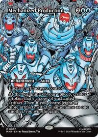 Mechanized Production (Borderless) - Marvel Universe Eternal-Legal - Magic: The Gathering card