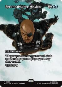 Reconnaissance Mission (Borderless) - Marvel Universe Eternal-Legal - Magic: The Gathering card