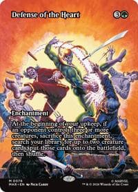 Defense of the Heart (Borderless) - Marvel Universe Eternal-Legal - Magic: The Gathering card