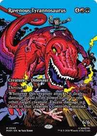 Ravenous Tyrannosaurus (Borderless) - Marvel Universe Eternal-Legal - Magic: The Gathering card