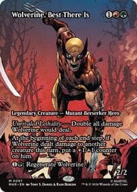 Wolverine, Best There Is (Borderless) - Marvel Universe Eternal-Legal - Magic: The Gathering card