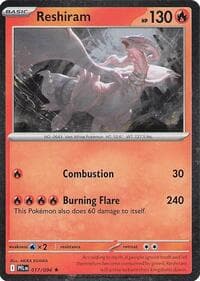 Reshiram - 017/094 (Cosmos Holo) - Blister Exclusives - Pokemon card