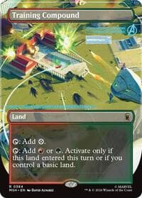 Training Compound (Borderless) - Marvel Super Heroes - Magic: The Gathering card