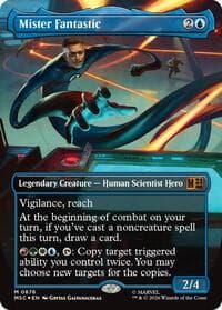 Mister Fantastic (Borderless) (Surge Foil) - Commander: Marvel Super Heroes - Magic: The Gathering card
