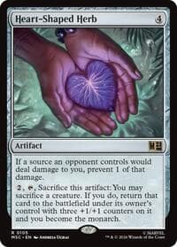 Heart-Shaped Herb (Surge Foil) - Commander: Marvel Super Heroes - Magic: The Gathering card