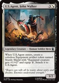 U.S.Agent, John Walker - Marvel Super Heroes - Magic: The Gathering card