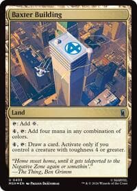 Baxter Building (Surge Foil) - Marvel Super Heroes - Magic: The Gathering card