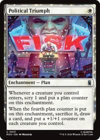 Political Triumph - Marvel Super Heroes - Magic: The Gathering card