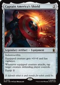 Captain America's Shield - Marvel Super Heroes - Magic: The Gathering card