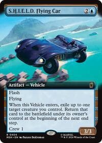 S.H.I.E.L.D. Flying Car (Extended Art) - Marvel Super Heroes - Magic: The Gathering card