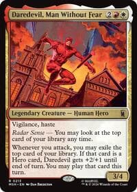 Daredevil, Man Without Fear - Marvel Super Heroes - Magic: The Gathering card