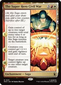 The Super Hero Civil War - Marvel Super Heroes - Magic: The Gathering card