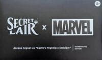 Secret Lair x Marvel: Arcane Signet as "Earth's Mightiest Emblem" - Rainbow Foil Edition - Secret Lair Drop Series - Magic: The Gathering card