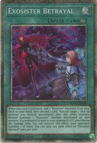 Exosister Betrayal (Starlight Rare) - Battles of Legend: Glorious Gallery - YuGiOh card