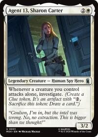 Agent 13, Sharon Carter - Marvel Super Heroes - Magic: The Gathering card