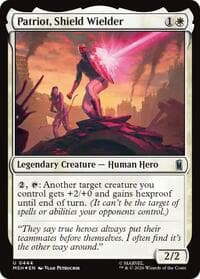 Patriot, Shield Wielder (Surge Foil) - Marvel Super Heroes - Magic: The Gathering card